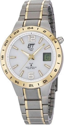 ETT Armbanduhr Funkuhr Solar Titan Aquanaut EGT-11410-40M Herrenuhr 40mm Neu
