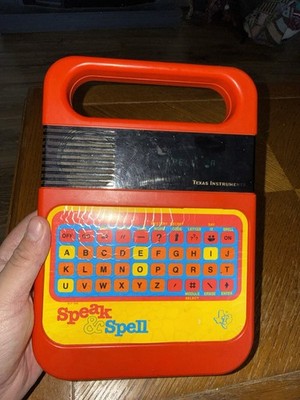 Vintage 1980 Texas Instruments Speak & Spell Tested Working Original USA