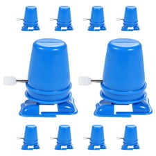 10Pcs Reusable Blue Plastic DIY Windup Robot Toy Mechanism Accessories