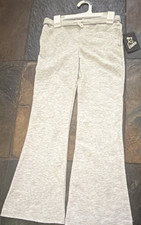 Art Class Girls Flare Pants Heathered Gray Size M 8 Drawstring Elastic Waist