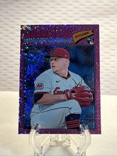 2026 Topps Heritage Parker Messick Pink Sparkle #242 (RC) SP Guardians