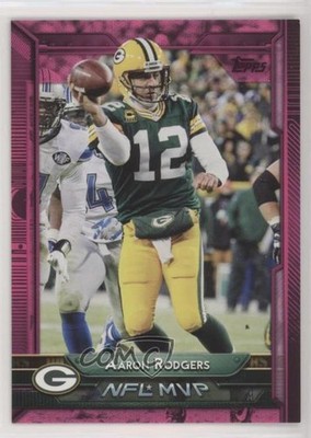 2015 Topps Award Winners BCA Pink 423/499 Aaron Rodgers #303 a6i