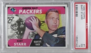 1968 Topps Bart Starr #1 PSA 5 HOF