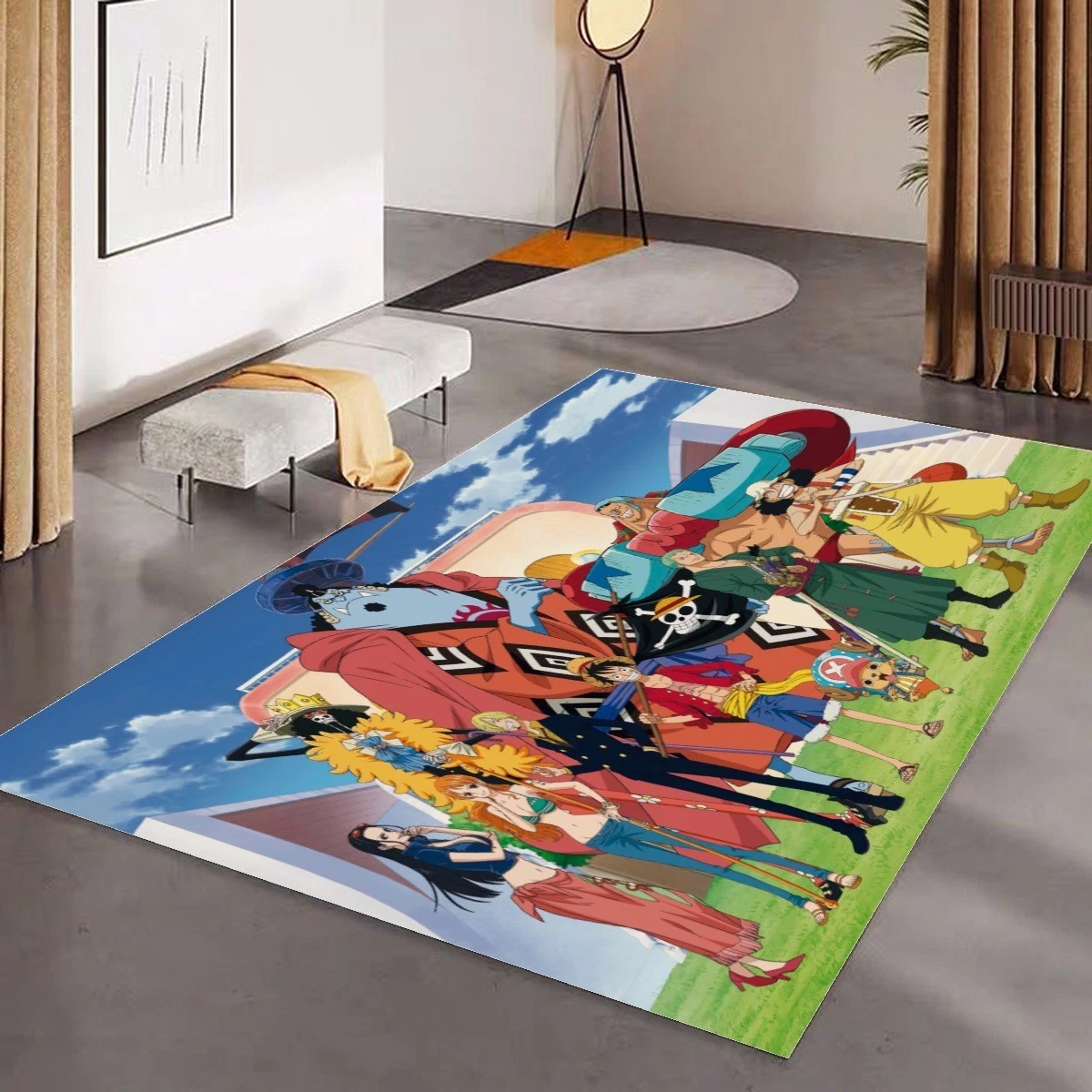 Anime One Piece Foldable Rectangular Floor Mat Rug