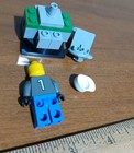 LEGO Sports Soccer Goalie Cap Green & White Team #1 Minifigure 3409 3413 — photo 7