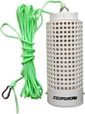 Bait Cage-Seal Proof Chum Basket for Saltwater Fishing, Heavy-Duty Rigid PVC Bai
