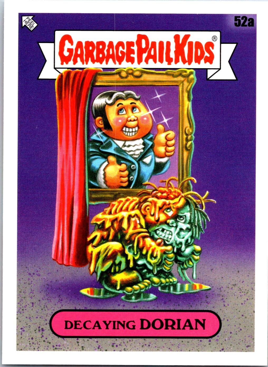 2022 Topps Garbage Pail Kids 52a Decaying Dorian
