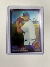 2022 Topps Heritage High Number - Alek Manoah #710 Chrome Purple Refractor