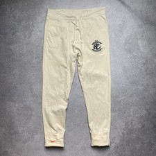 Dolce & Gabbana Panna Jogger Felpa Logo Lounge Track Pantaloni Uomo IT 44