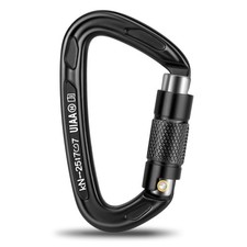 T-Fly Auto Locking Climbing Carabiner Clips 25KN 5620 lbs , Heavy Duty Carab...