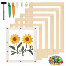 24 Pcs Stretcher Bars for Needlework - 6 Sizes Canvas Needlepoint Wooden