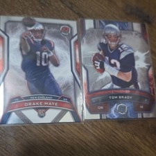 Topps Resurgence Drake Maye Tom Brady New England NFL Football Lot