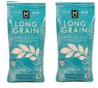 2 pack Member's Mark Long Grain White Rice 25 lb Bag Bulk Pantry Staple