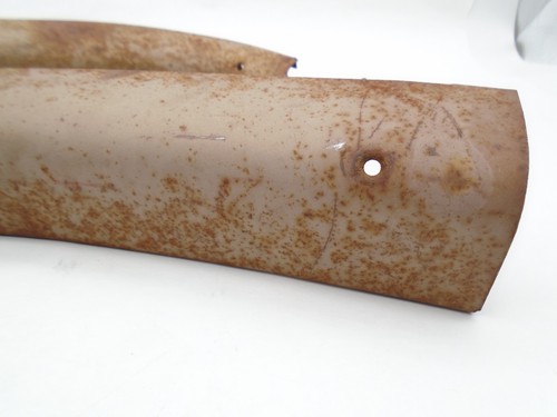 1959 1960 Chevy GM Wagon Interior Rear Curved Windows Lower Corner Trim L&R OEM - Picture 4 of 13