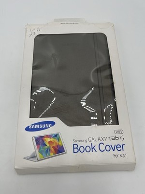 Samsung Galaxy Tab 4 8.0 Book Cover OEM Case Stand Auto On Off Black