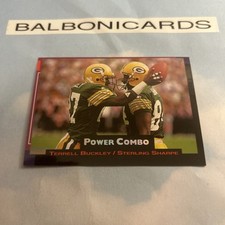 POWER-COMBO Sterling Sharpe PACKERS Terrell Buckley FSU SEMINOLES NM+