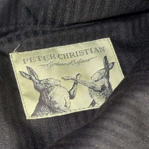Peter Christian Harris Tweed Hose Herren 38x29 Wolle Windowpane gefüttert Schottland - Bild 6 von 10