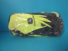 5Pk John Deere From Westchester Touchscreen Nitrile Dipped Hi-Vis Gloves Large