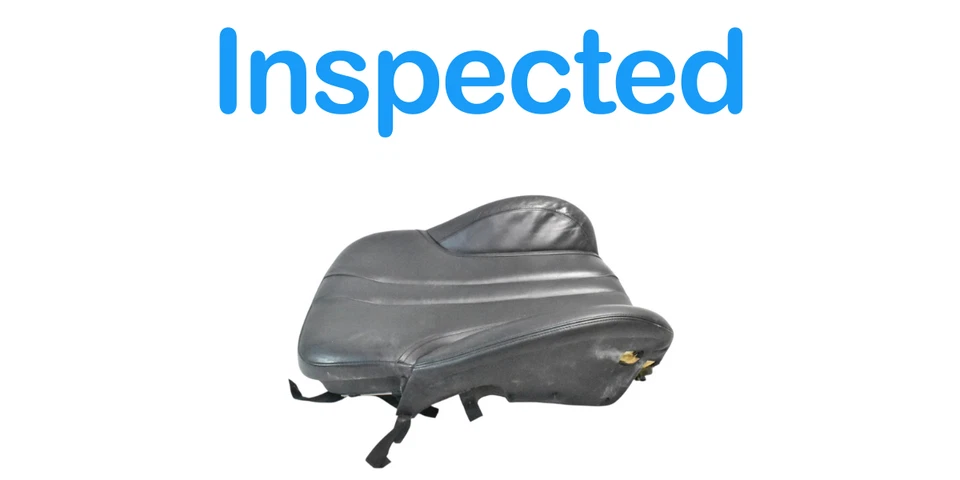 Cojín de asiento superior delantero izquierdo negro OEM BMW F12 650i 640i 12-19 Foto 3 de 4