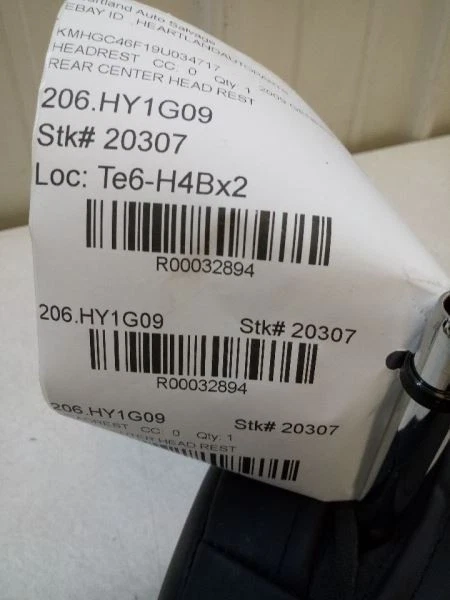 Hyundai Genesis 2009 reposacabezas central trasero fabricante original usado probado Foto 4 de 4