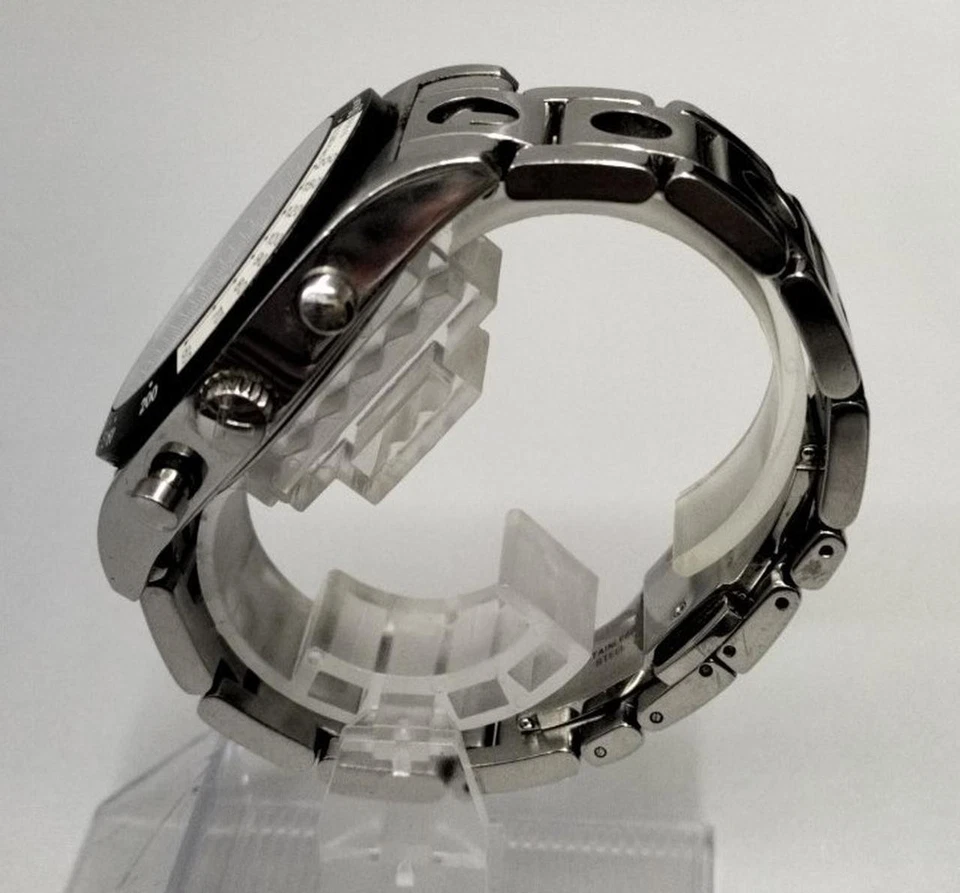 TISSOT RKQ-JA-20636 Quartz Black Dial Silver Stainless Steel Watch - image 3 of 4