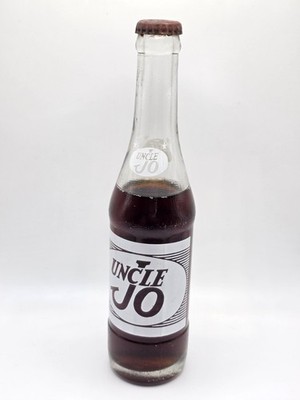 Vintage Uncle Jo Soda 1970s Sealed Bottle for Display/Movie Prop