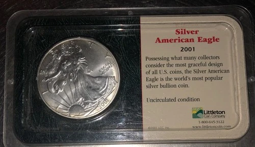 2001 1 oz Silver American Eagle (Brilliant Uncirculated)
