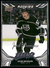 2022-23 Upper Deck MVP Jacob Moverare Silver Script RC #224 Los Angeles Kings