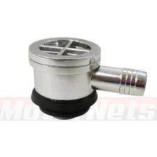 Brake Booster Check Valve 5/8" Chrome Plastic Vacuum Reservoir Breather Hot Rod