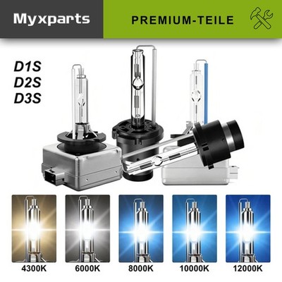 2x D1S D2S D2R D3S 4300K 6000K 8000K 10000K 12000K 35W Xenon Brenner E-Prüfz