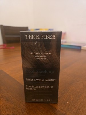 Thick Fiber Root Touch Up Powder Medium Blonde