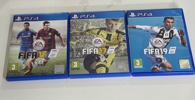 FIFA 15 17 19 PS4 Bundle - 3 Spiele - komplett mit Anleitungen - getestet & funktionsfähig