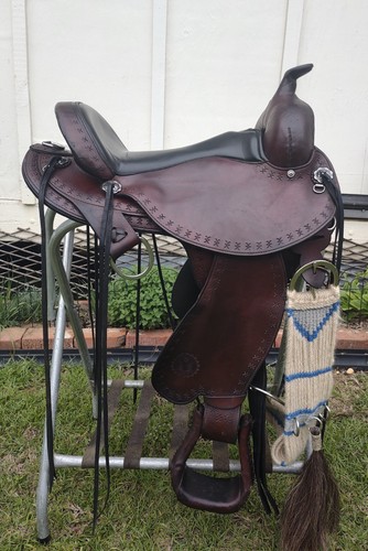 CIRCLE Y Flex 2 trail saddle ALABAMA TRAIL GAITER WITH THERAFLEX PAD 16" SEAT