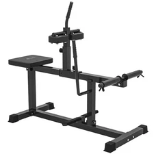 Seated Calf Raise Machine Home Gym Strength Training Equipment, Black