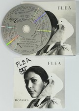 FLEA RED HOT CHILI PEPPERS HONORA SIGNED ALBUM COVER CARD & CD BAS BECKETT COA