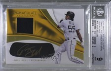 2017 Immaculate Carbon Material Signatures 46/49 Josh Bell BGS 9 MINT Auto 4bn