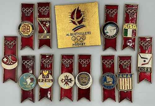 3 pin's des jeux olympiques de Albertville 1992 - Collection