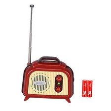 Mini FM Radio, Vintage Retro Portable FM Only Radio, 88  108 MHz Auto Scan, 2