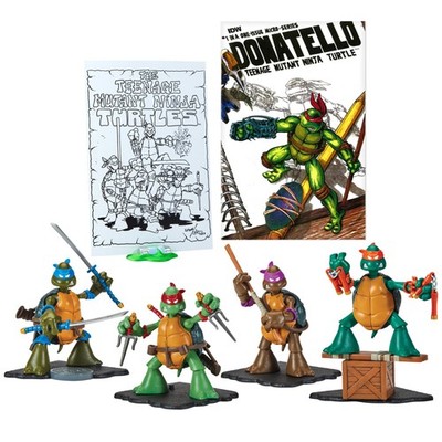 Teenage Mutant Ninja Turtles Original Sketch Collector Figure Comic Book By