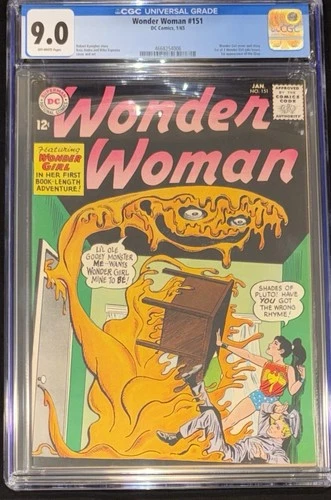 Wonder Woman #151 CGC 9.0! January 1965! A High Grade Beauty!