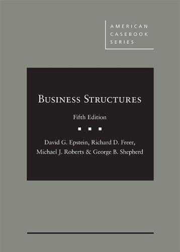 Business Structures (amerikanisch - Hardcover, von Epstein David; Freer - gut - Bild 1 von 2