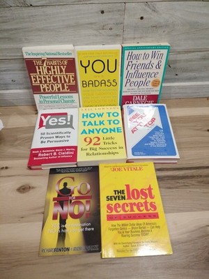 Lot of 8 Business Network Marketing Sales Self Help/ Improvement/ Success Books