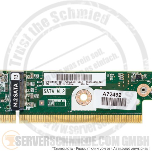 HP Primary Riser 1x SATA M.2 + 2x x16 PCIe 3.0 DL360 Gen10 867978-B21 +NEW+ - Bild 3 von 5