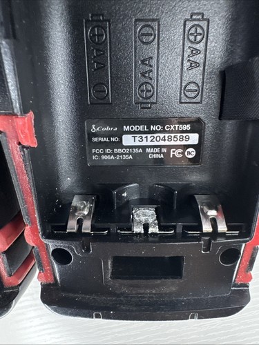 2 For Parts Or Repair- Cobra 2-Way Radio Walkie/talkie. Model CXT595 - Picture 18 of 20