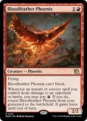 Bloodfeather Phoenix - March of the Machine #132 - Rare