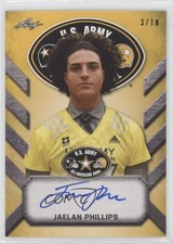 2017 Leaf Metal US Army All-American Bowl Yellow 3/10 Jaelan Phillips Auto u5i