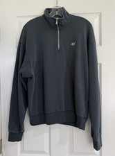 Kith Quarter Zip Nelson Pullover Simple blue/green Size XS Worn Once