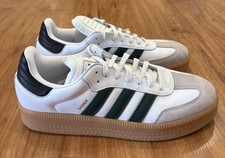 Adidas Originals Men's Samba XLG White Collegiate Green IE9181 NEW Sz 13 New
