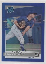 2020 Panini Donruss Rated Rookie Holo Blue Brock Burke #40 Rookie RC 1u6