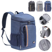 Insulated Cooler Backpack 30 Cans Leakproof Beach Lunch Picnic Bag for Women Men